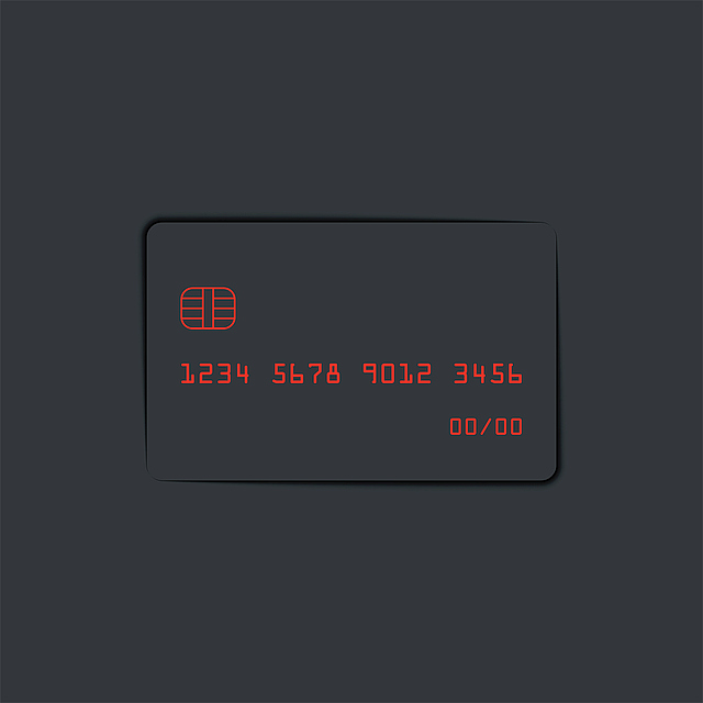 bank card neuromorphic design elements thumbs