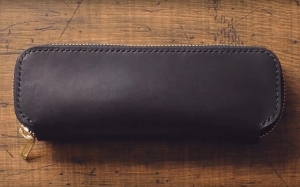 Leather pencil case