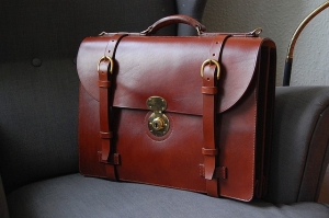 Free pattern Classic English Briefcase design No.2