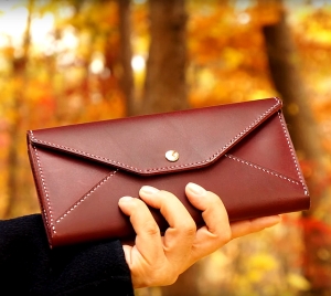 Free pattern leather long wallet from bitchen