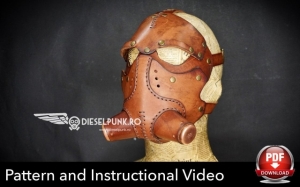 DieselpunkRo Leather Mask Pattern