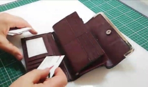 Бесплатный шаблон длинного кошелька от Kuscu Leather 2 workshop