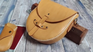 Бесплатная выкройка сумки от OLIVA Leather Craft