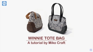 Бесплатная выкройка Большая сумка Winnie от Miko Craft