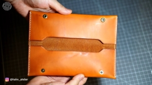 Free pattern leather pencil case from Hahns Atelier