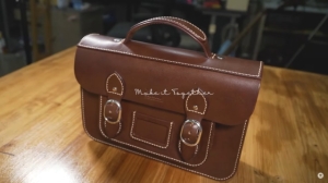 Бесплатная выкройка классическая сумка-сэтчел от Sieun leatherworks