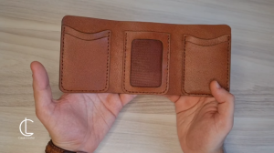 Free Pattern Trifold Wallet by Caspia Leather