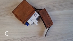 Free pattern leather cigarette case from Caspia Leather