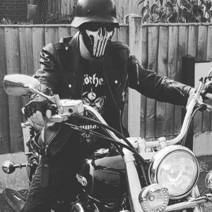 Pattern mask of bikers Punisher