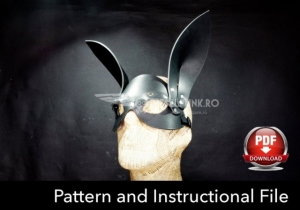 Pattern Leather mask of a cat and a rabbit from DieselpunkRo