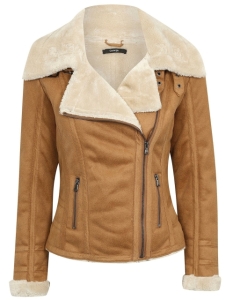 Free pattern leather jacket for women with fur lining size 38 – 46 (EUR)