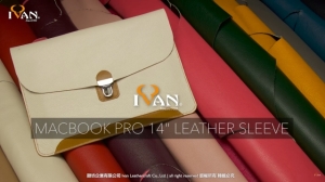 Free Pattern Leather Case for Macbook Pro 14