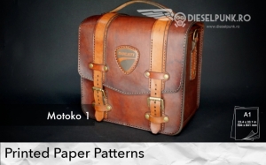 Pattern Leather Motoko Case by DieselpunkRo