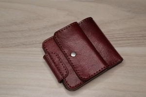 Free Pattern Wallet with Coin from Caspia Leather