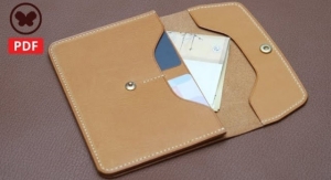 Free pattern simple card wallet from Navico leather