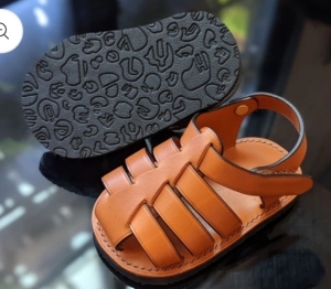 Free Pattern Greek Leather Sandals for Kids by Lavantia Leather Atelier