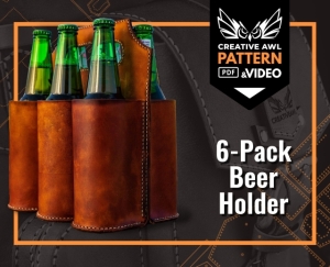 Free 6-Pack Beer Holder Pattern by Creative Awl