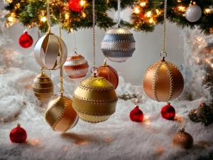 Free Christmas Balls Pattern from Leathercraft pattern