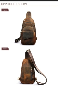 Free sling bag pattern from Mark Nikolai Leather