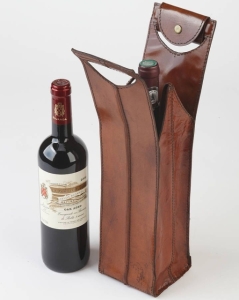 Free pattern Wine Bag from Mark Nikolai Leather