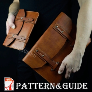 Free pattern repurposed Horsus document folder from Mark Nikolai Leather