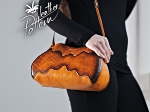 Free Leather Mariposa Bag Pattern from Leatherhubpatterns