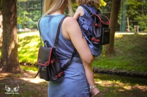 Free patterns for a set of Lara backpacks (Lara) for women and children from Creative Awl