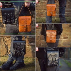 Free Victor Crossbody Bag Pattern from TreeHousePatternUK