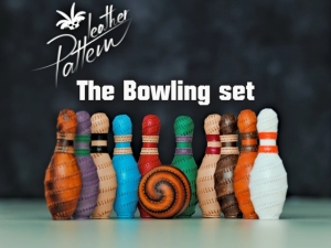 Free Leather Bowling Pins Pattern by Leatherhubpatterns