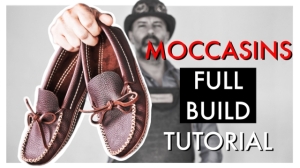 Leather moccasin pattern by DieselpunkRo