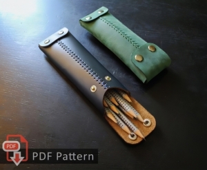 Бесплатная выкройка кожаного пенала от Evi Leathercraft