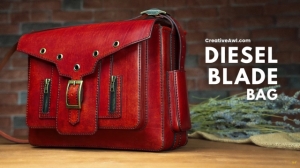 Free pattern for a leather bag DieselBlade by Creative awl