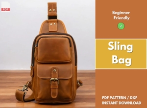 Free Leather Sling Bag Pattern 3 by FloresPatterns