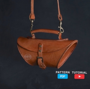 Бесплатная выкройка Кожаная сумка Catherine от MPRLeatherworks