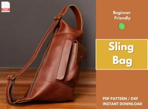 Free Leather Sling Bag Pattern 4 by FloresPatterns