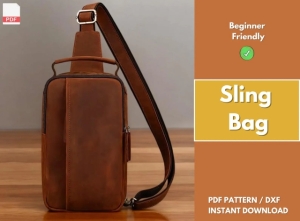 Free Leather Sling Bag Pattern 6 by FloresPatterns