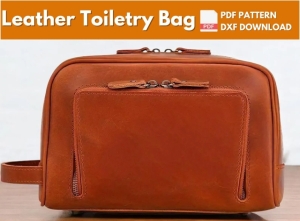 Free Leather Toiletry bag 2 Pattern by FloresPatterns