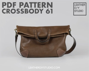 Free pattern Tote Bag 61-A by Leather DIY Studio