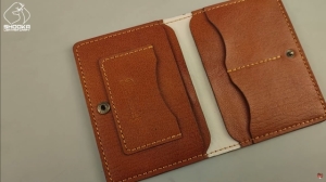 Free Pattern Bifold Travel Wallet with Passport Pocket by Shooka Leather