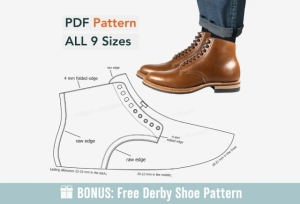 Free Derby Shoe Pattern by Valevro