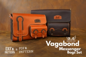 Free Pattern Large Messenger Bag Vagabond by Creative Awl