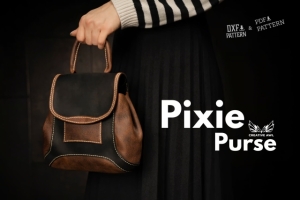 Бесплатная выкройка Кожаная сумка Pixie purse от Creative Awl