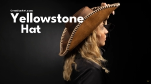 Free Pattern Yellowstone Leather Hat by Creative Awl