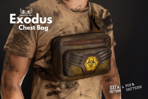 Free Pattern Leather Exodus Chest Bag by Creative Awl