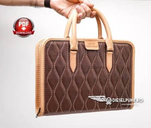 Free Pattern Laptop Bag by DieselpunkRo