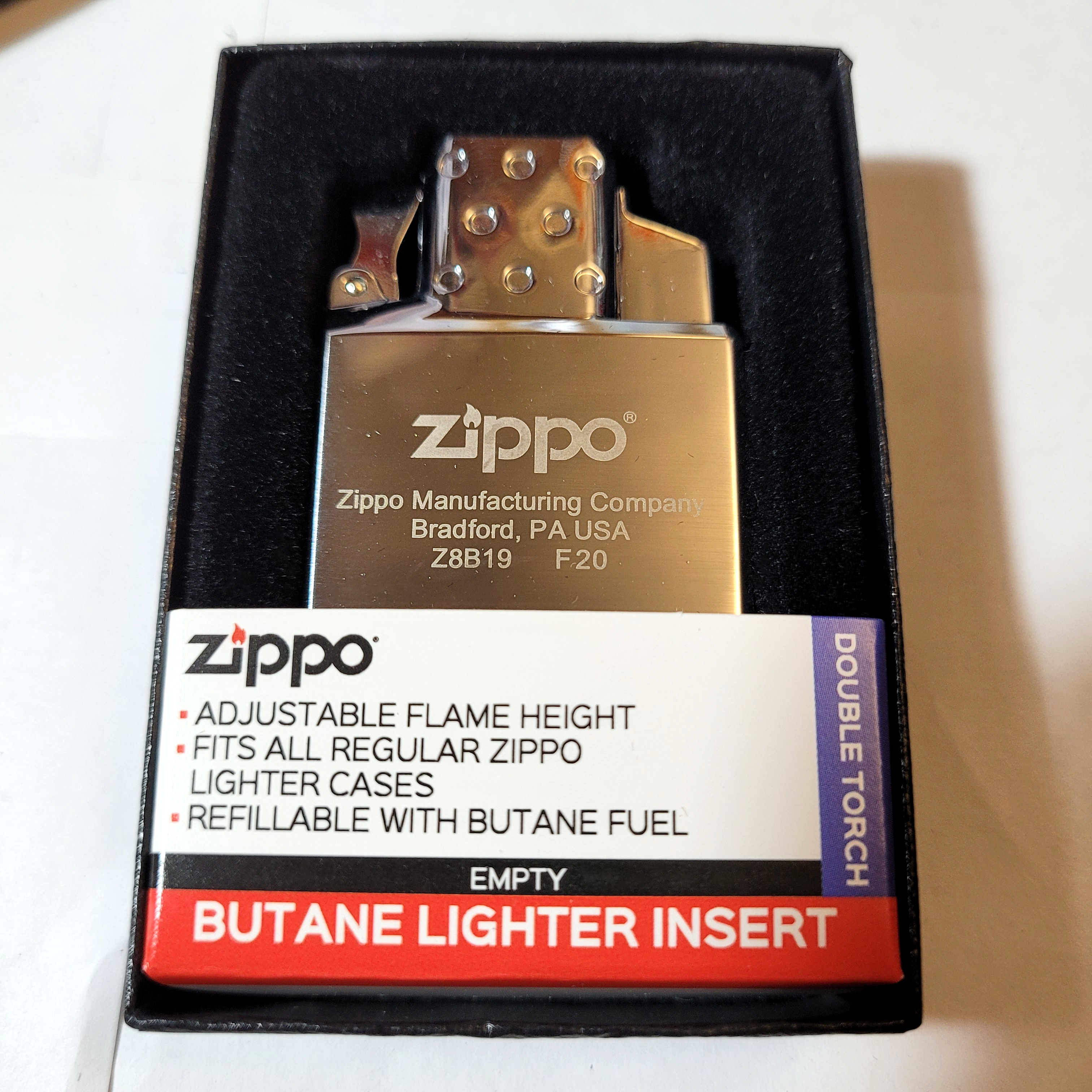Zippo Butane Gas Tank for Petrol Lighter - Double Torch