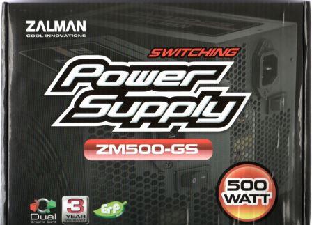 Power Supply Zalman ZM500 GS 001