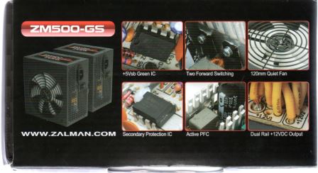 Power Supply Zalman ZM500 GS 004