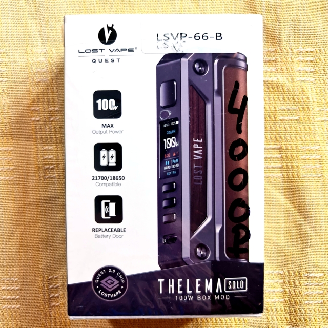review of thelema solo 100w box mod from lost vape thumbs 001