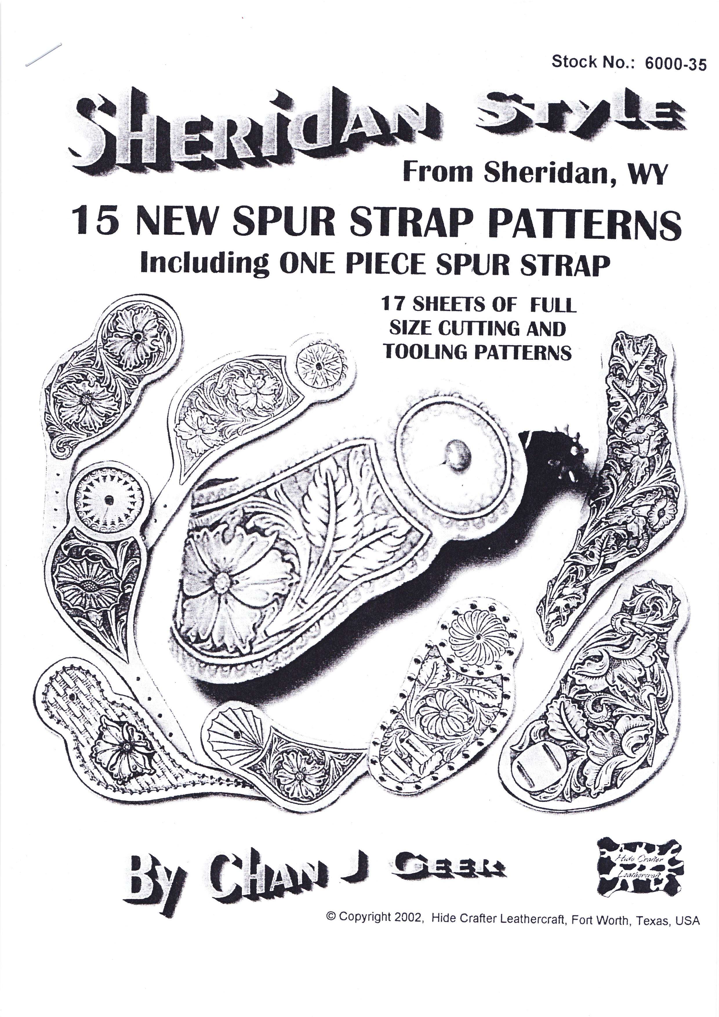 Free book Sheridan style 15 new spur strap patterns